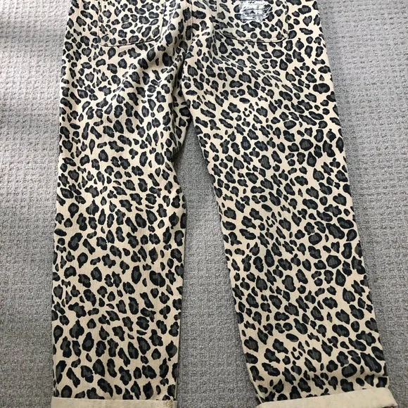 Leopard Print Distressed Pants - SOLD - Picture 4 of 6